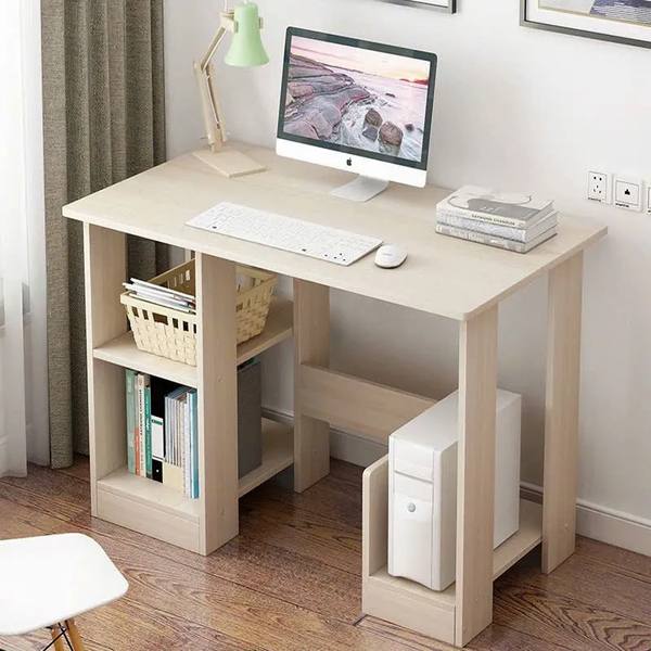 Bàn Làm Việc Gỗ Có Kệ 2 Tầng Tiện Ích 2