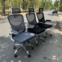 Ghế Xoay Văn Phòng Tay Gập Bọc Nệm - GX48 1