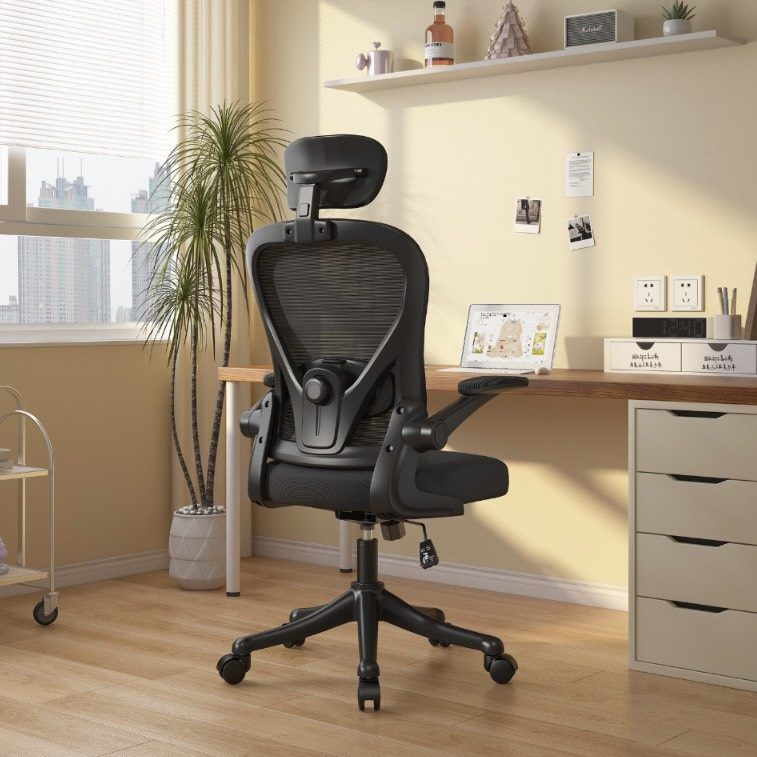 Ghế Công Thái Học Tay Gập Nệm - CTH3 1