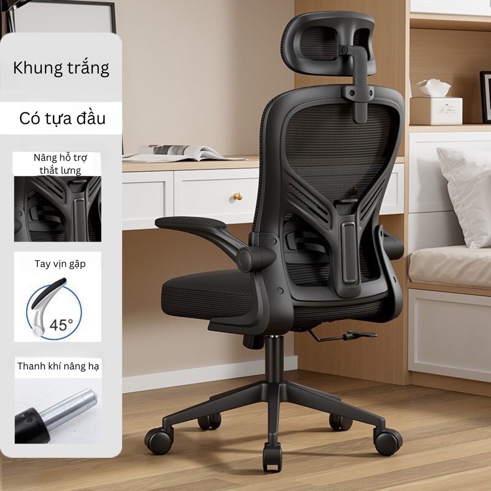 Ghế Công Thái Học Lưng Điều Chỉnh - CTH15 4