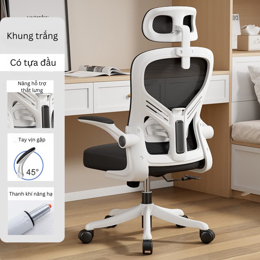 Ghế Công Thái Học Lưng Điều Chỉnh - CTH15 5