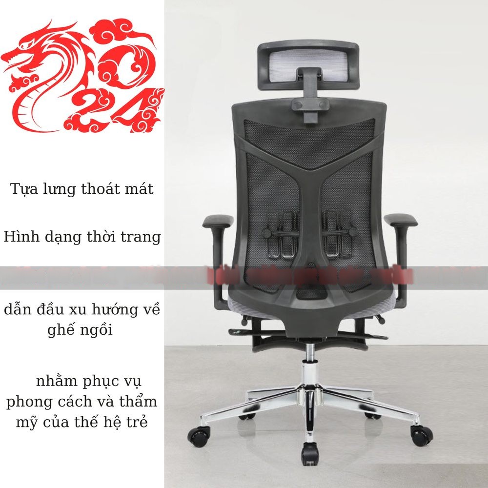 Ghế Công Thái Học Điều Chỉnh Nâng Hạ - GX36 2