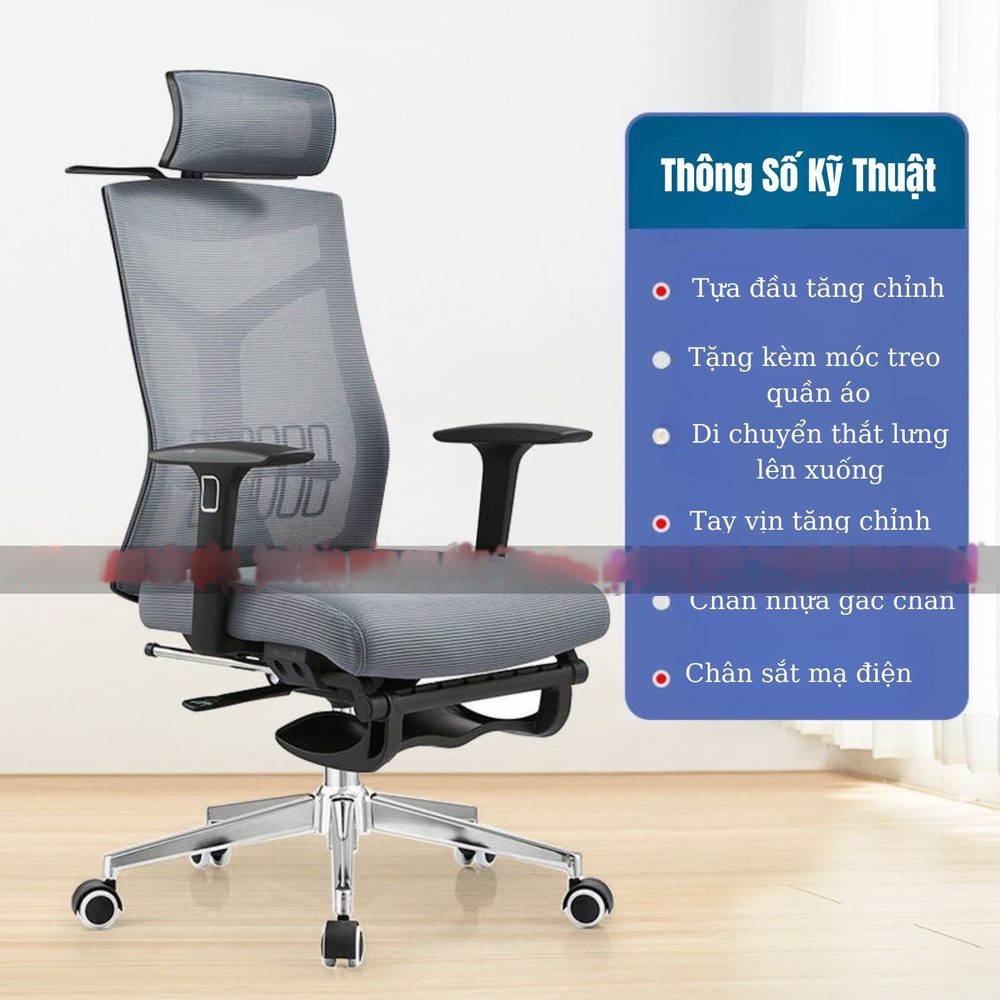 Ghế Công Thái Học Điều Chỉnh Nâng Hạ - GX36 3
