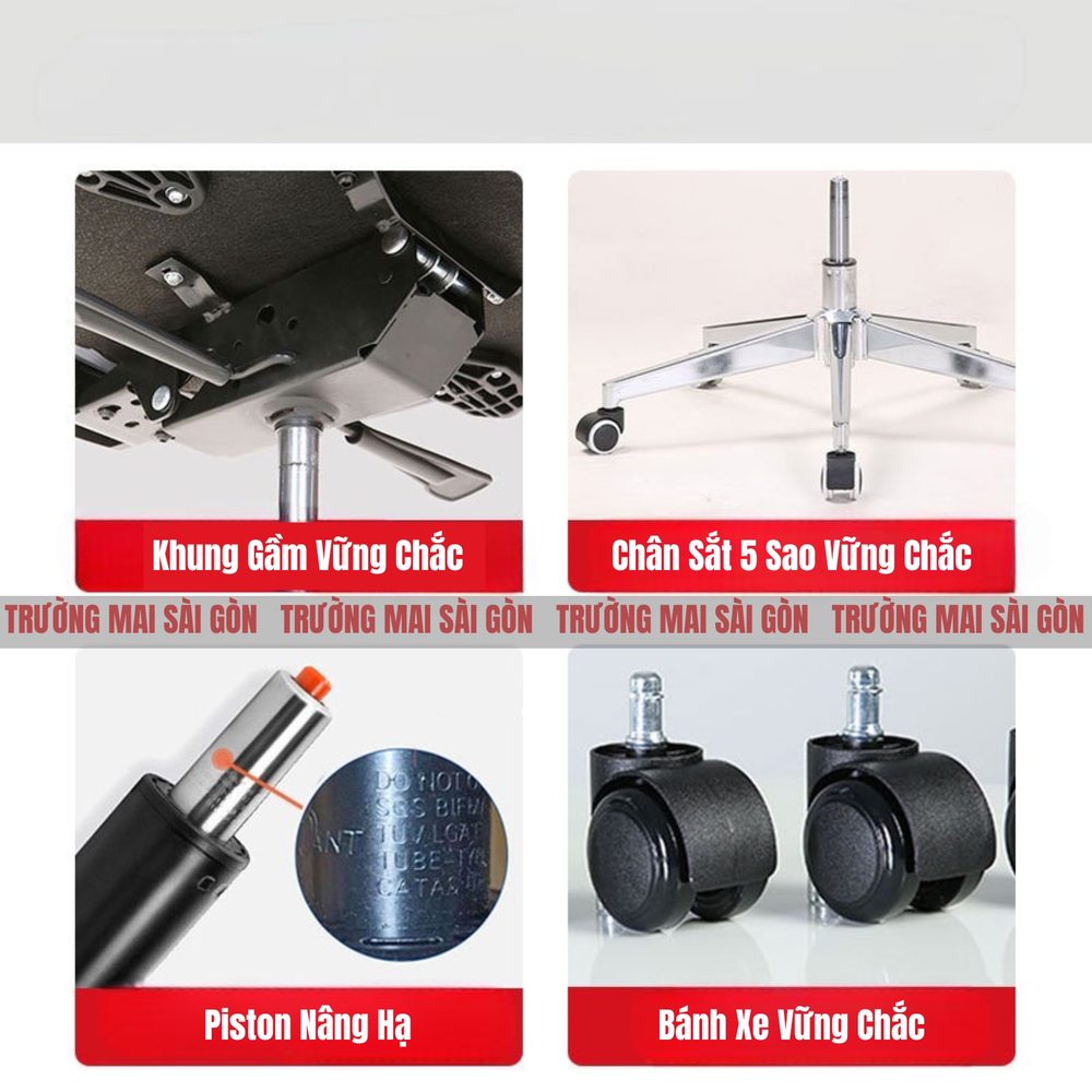 Ghế Công Thái Học Điều Chỉnh Nâng Hạ - GX36 4