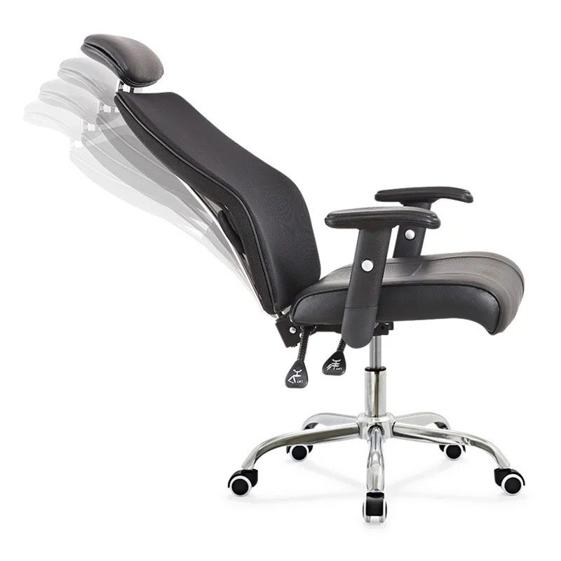 Ghế Xoay Văn Phòng Bọc Lưới Da - GX42 1