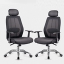 Ghế Xoay Văn Phòng Bọc Lưới Da - GX42 4