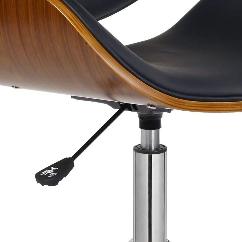 Ghế Xoay Văn Phòn Lưng Khung Gỗ - GX63 5