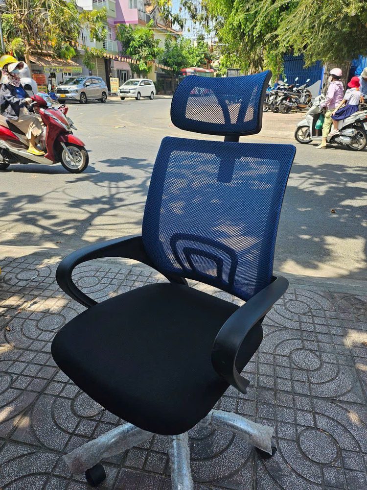 Ghế Xoay Văn Phòng Lưng Quạt Có Tựa Đầu - GX65 1