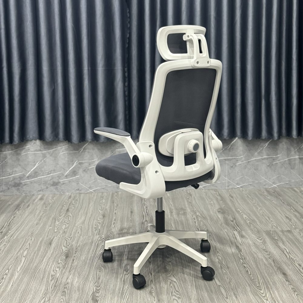 Ghế Công Thái Học Xoay Tay Gập 3D - CTH10 3