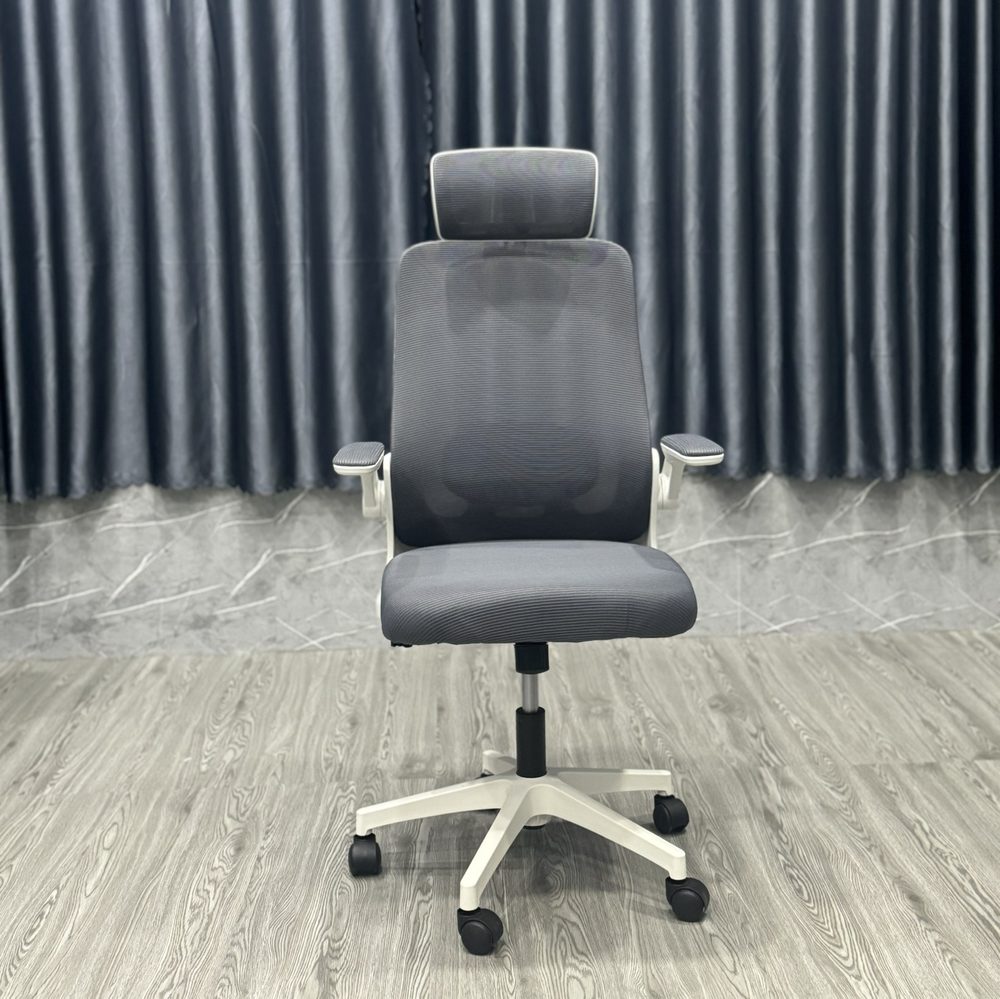 Ghế Công Thái Học Xoay Tay Gập 3D - CTH10 4