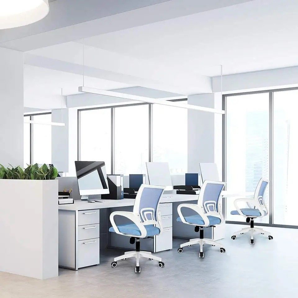 Ghế Xoay Văn Phòng Lưới Khung Trắng - GX73 5