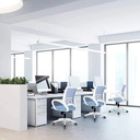 Ghế Xoay Văn Phòng Lưới Khung Trắng - GX73 5