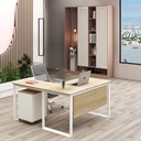 Bàn Làm Việc Chân Sắt Chữ L Yếm Lửng Chắc Chắn - BLV135 1