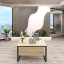 Bàn Làm Việc Chân Sắt Chữ L Yếm Lửng Chắc Chắn - BLV135 2