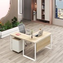 [BLV135] Bàn Làm Việc Chân Sắt Chữ L Yếm Lửng Chắc Chắn - BLV135
