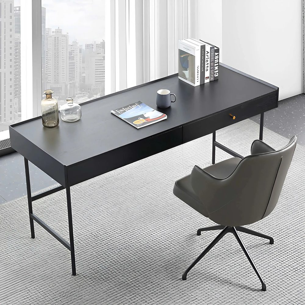[BLV134] Bàn Làm Việc Chân Sắt Có Hộc Kéo Lưu Trữ - BLV134