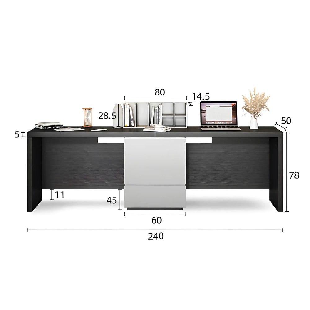 Bàn Làm Việc Đôi Gỗ MDF Tối Ưu Không Gian - BLV133 1