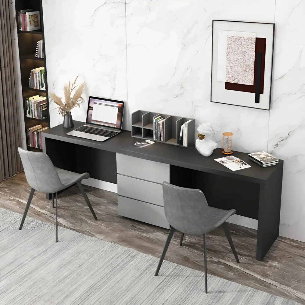 Bàn Làm Việc Đôi Gỗ MDF Tối Ưu Không Gian - BLV133 4