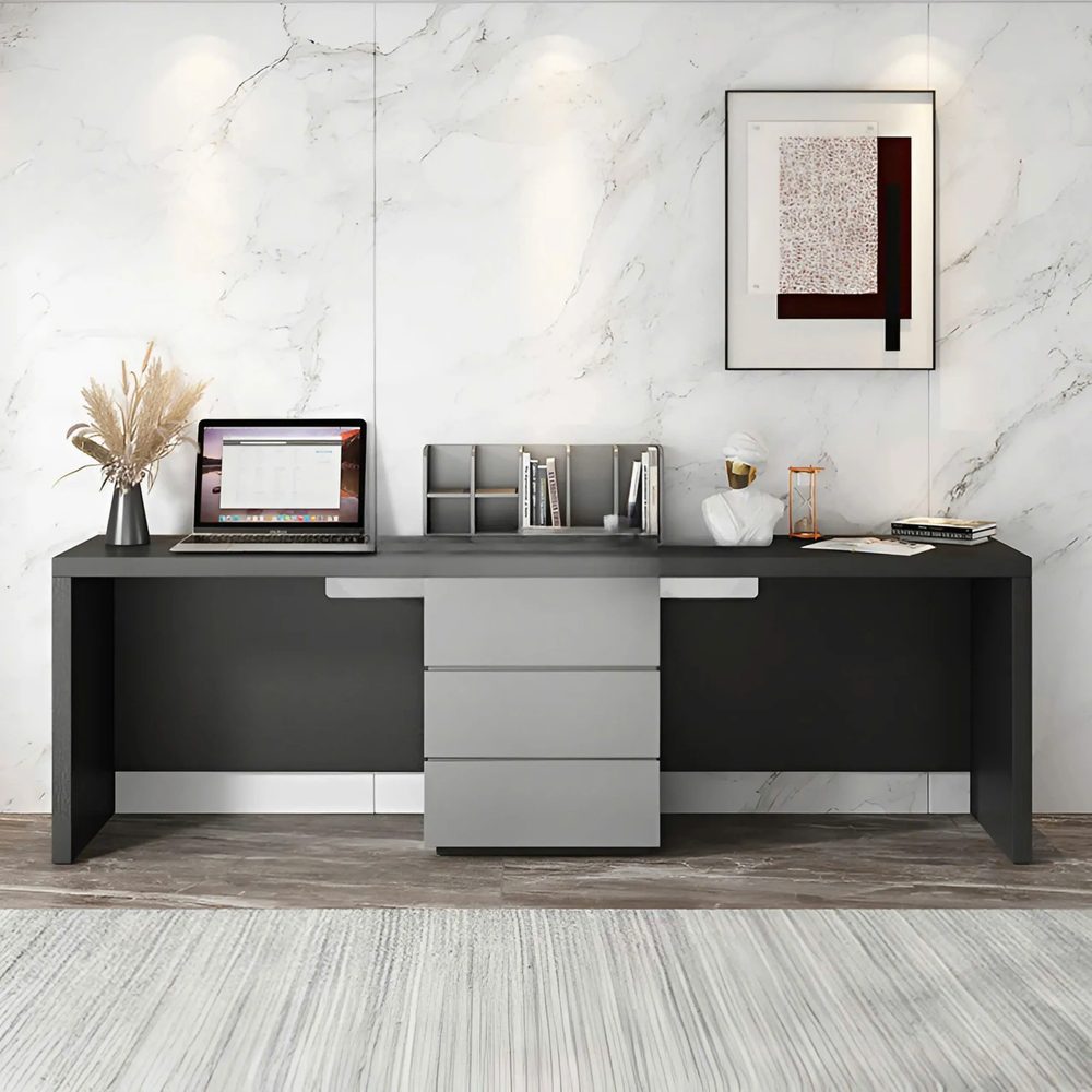 [BLV133] Bàn Làm Việc Đôi Gỗ MDF Tối Ưu Không Gian - BLV133