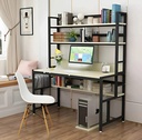 [BLV131] Bàn Làm Việc Chân Sắt Có Kệ Bàn Tiện Lợi - BLV131
