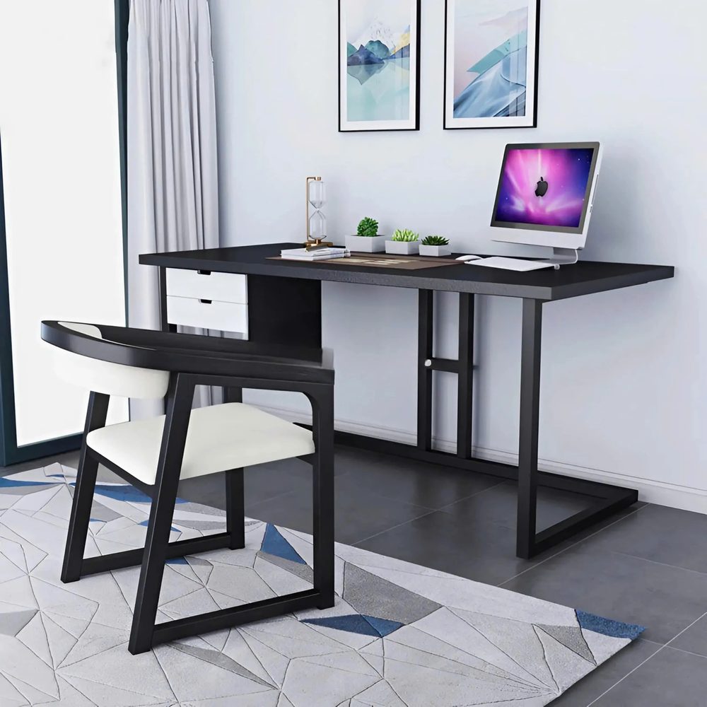 Bàn Làm Việc Khung Chân Sắt Vững Chắc - BLV130 1