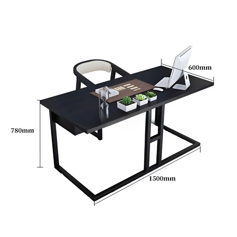 Bàn Làm Việc Khung Chân Sắt Vững Chắc - BLV130 4