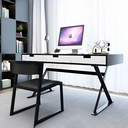 Bàn Làm Việc Chân Chữ X Có Hộc Kéo - BLV126 2