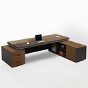 Bàn Giám Đốc Gỗ MDF Tạo Khối Tam Giác Hiện Đại - BGĐ141 1