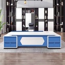 Bàn Giám Đốc Gỗ MDF Họa Tiết Lục Giác Nổi Bật - BGĐ139 2
