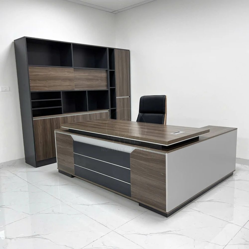 Bàn Giám Đốc Yếm Ốp Nổi Trang Nhã - BGĐ136 2