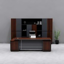 [BGĐ133] Bàn Giám Đốc Yếm Kẻ Ngang Phong Cách Hiện Đại - BGĐ133