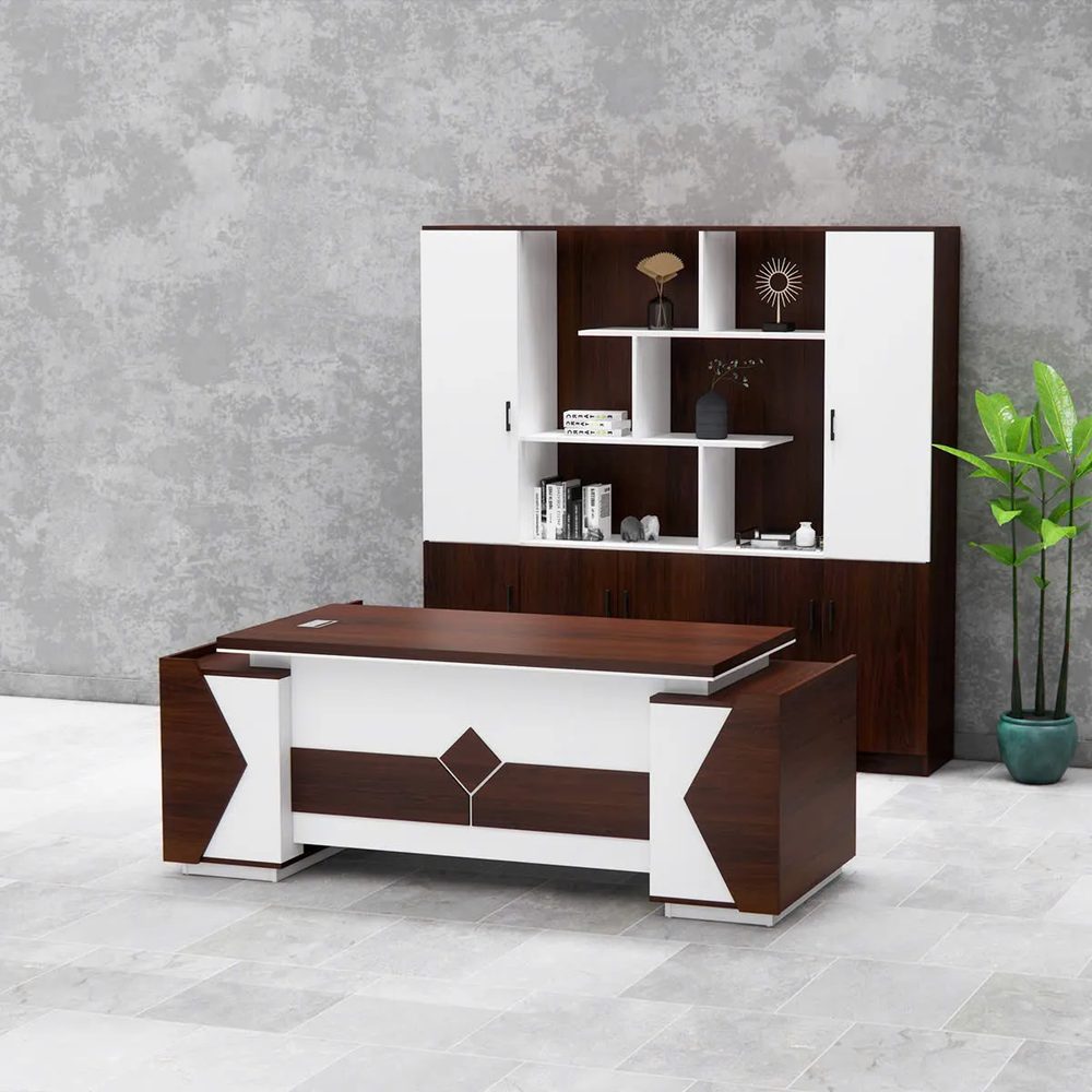 Bàn Giám Đốc Góc L Phối Màu Hiện Đại Sang Trọng - BGĐ132 1
