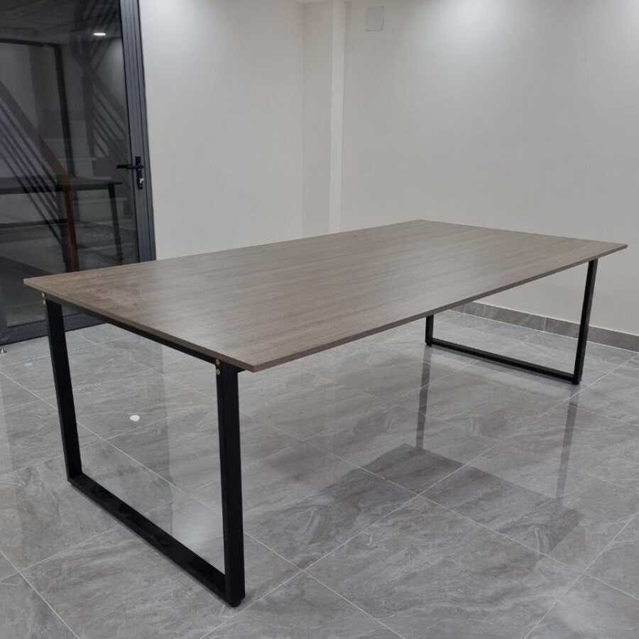 Bàn Họp Chân Sắt Trơn 2m4 x 1m2 - BH4 1