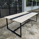 Bàn Họp Văn Phòng Chân Sắt 2m4 x 1m2 - BH5 3