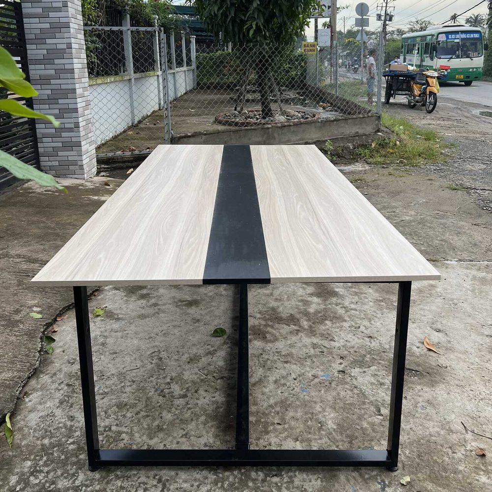 Bàn Họp Văn Phòng Chân Sắt 2m4 x 1m2 - BH5 4