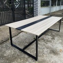 Bàn Họp Văn Phòng Chân Sắt 2m4 x 1m2 - BH5 5