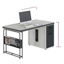 Cụm Bàn Làm Việc Chân Sắt Hộc Lưới Độc Đáo - BC118 1