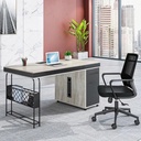 [BC118] Cụm Bàn Làm Việc Chân Sắt Hộc Lưới Độc Đáo - BC118