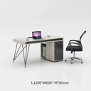 Cụm Bàn Làm Việc Chân Sắt Lưới Có Hộc Tủ Tiện Lợi - BC116 3