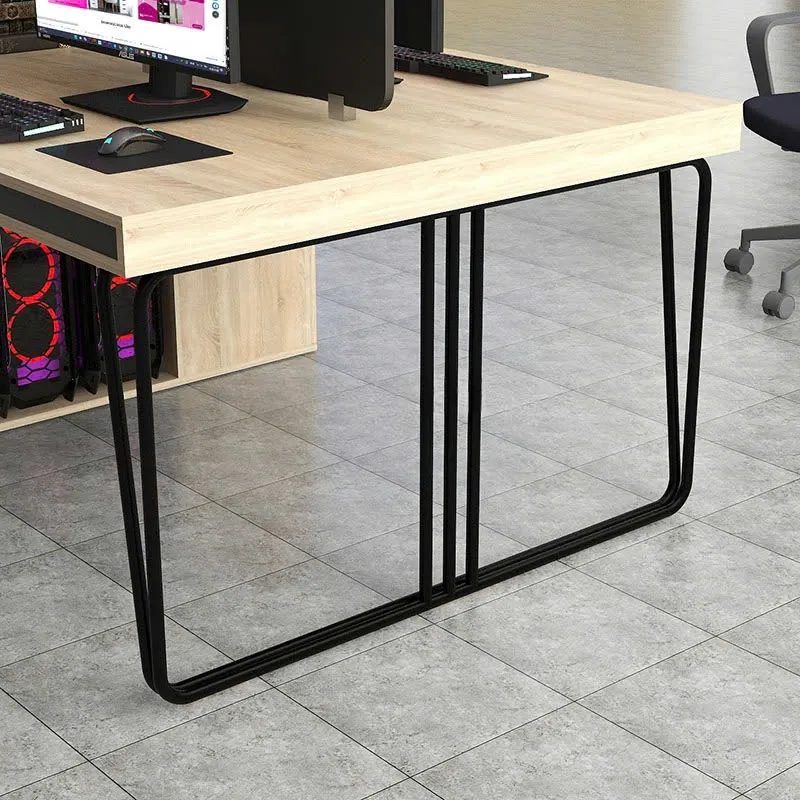 Cụm Bàn Làm Việc 4 Người Có Vách Ngăn Kệ Sách - BC115 2