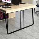 Cụm Bàn Làm Việc 4 Người Có Vách Ngăn Kệ Sách - BC115 2