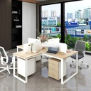 Cụm Bàn Làm Việc 4 Người Chữ Thập Độc Đáo - BC111 3