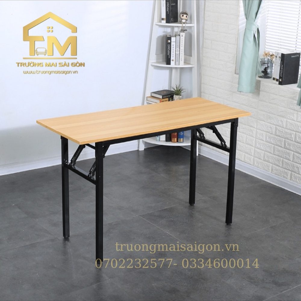 Bàn Làm Việc Văn Phòng Chân Sắt Gấp Gọn - BLV1 2