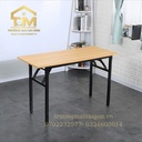 Bàn Làm Việc Văn Phòng Chân Sắt Gấp Gọn - BLV1 2