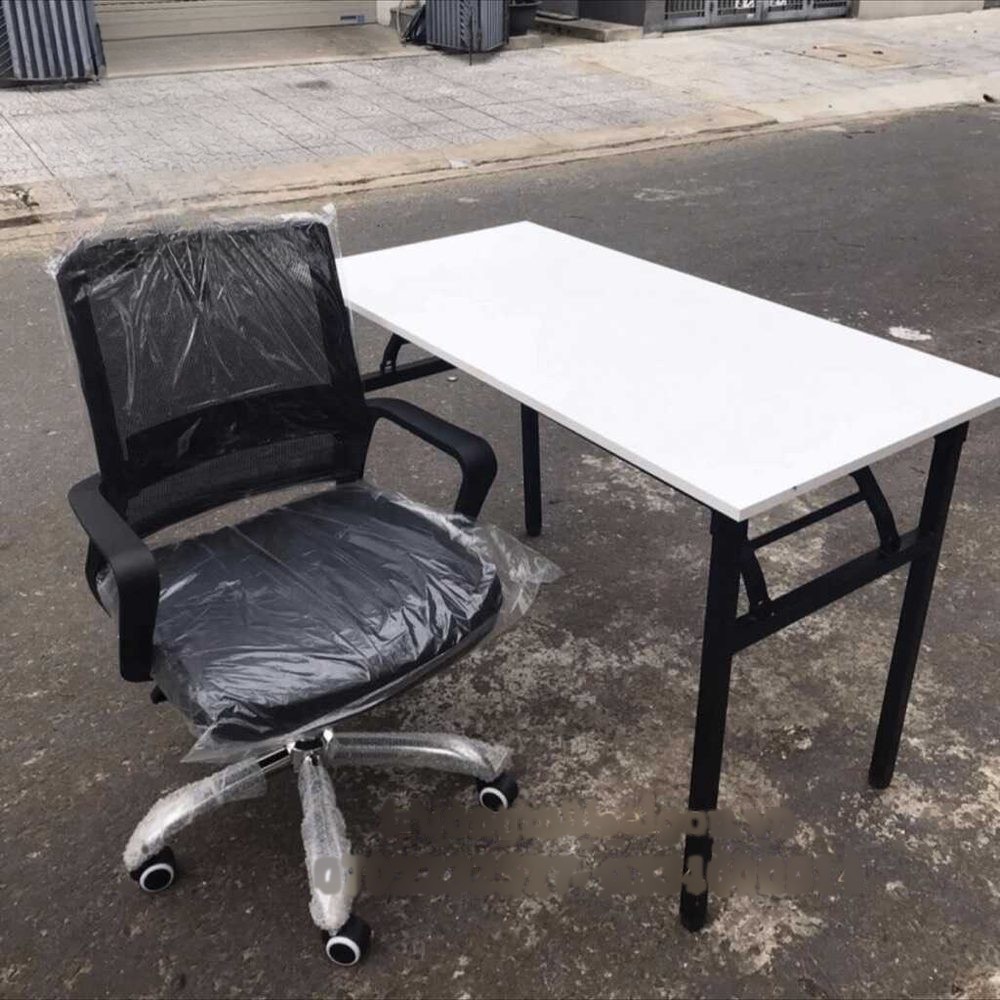 Bàn Làm Việc Văn Phòng Chân Sắt Gấp Gọn - BLV1 4