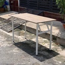 Bàn Làm Việc Văn Phòng Chân Gấp Trắng - BLV7 5