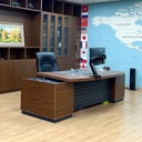 Bàn Giám Đốc Góc L Vân Gỗ Hiện Đại Sang Trọng - BGĐ131 1