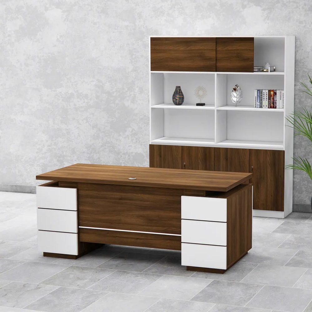 Bàn Giám Đốc Minimalist Thiết Kế Chân Độc Đáo - BGĐ129 2