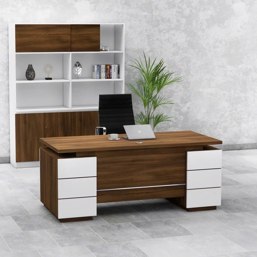 [BGĐ129] Bàn Giám Đốc Minimalist Thiết Kế Chân Độc Đáo - BGĐ129