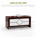 Bàn Giám Đốc Họa Tiết Kim Cương Sang Trọng - BGĐ127 2